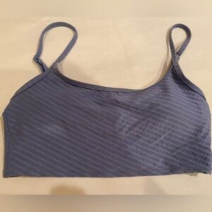 Aerie Scoop seamless Padded Lined Shelf Bralette Bra SM/P Periwinkle